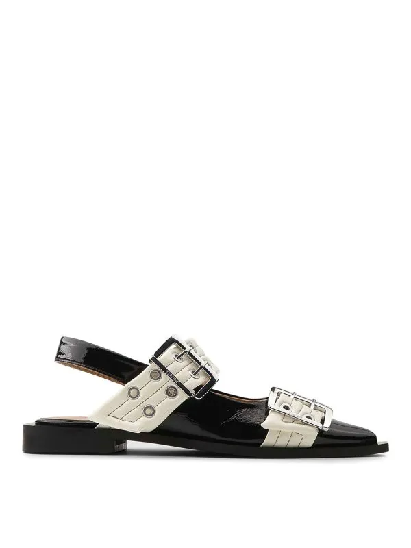 Ganni Sandales - Blanc - Blanc - Femme | S2871087 | thebs.com