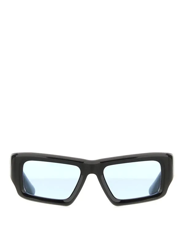 Port Tanger Lunettes De Soleil - Noir | PT2502BLACKACETATERIFBLUELENS