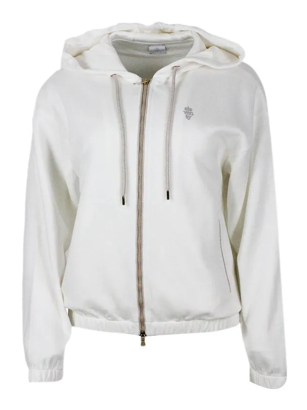 Eleventy Pull Col Rond - Blanc - Blanc - Femme | K80FELI06FEL01A