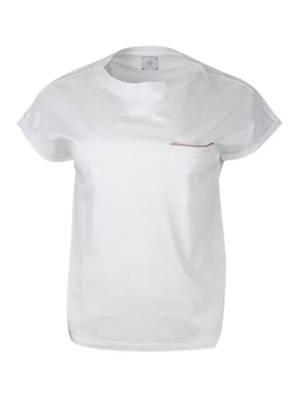 Eleventy T-Shirt - Blanc - Blanc - Femme | K80TSHI03N0102