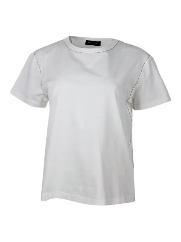 Fabiana Filippi T-Shirt - Blanc - Blanc | JED265F278L1890141