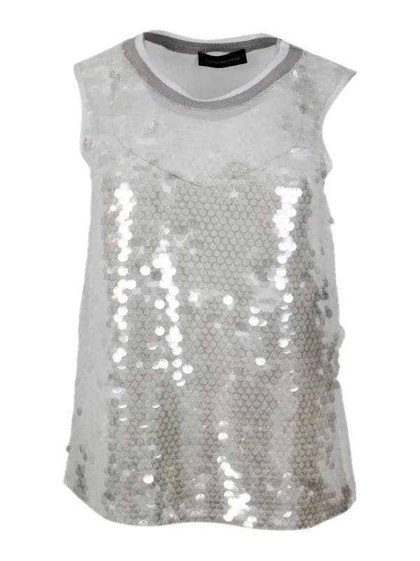 Lorena Antoniazzi T-Shirt - Blanc - Blanc - Femme | P2579TS01F1160