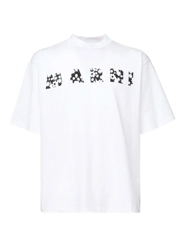 Marni Robe Courte - Blanc - Blanc - Homme | HUMU0223IPUSCX50FLW01