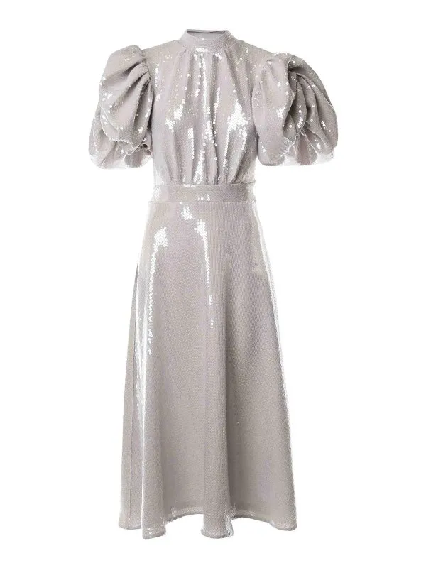 Rotate Birger Christensen Robe De Soirée - Gris Clair | 113871039