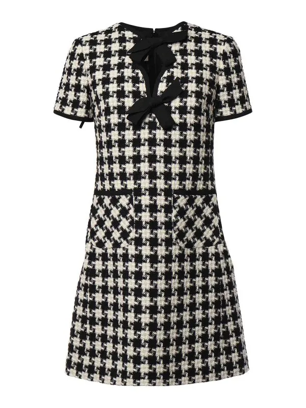 Valentino Garavani Robe Au Genou - Blanc - Blanc | 6B3VAEV290K0AN