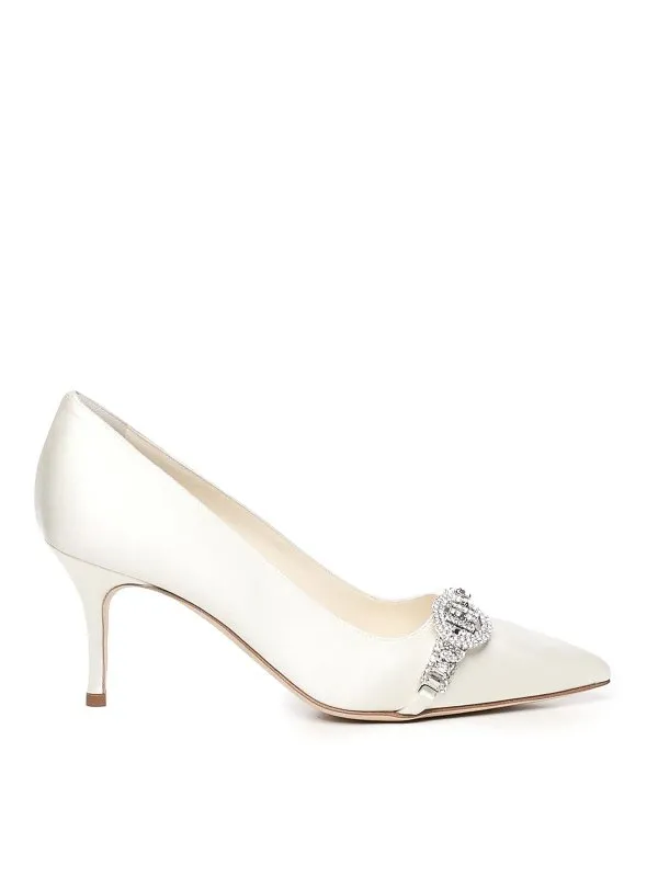 Manolo Blahnik Chaussures À Talon - Blanc - Blanc | 42419281309