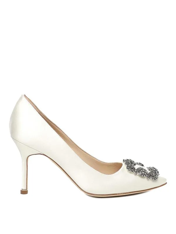 Manolo Blahnik Chaussures À Talon - Blanc - Blanc | 9XX06631309