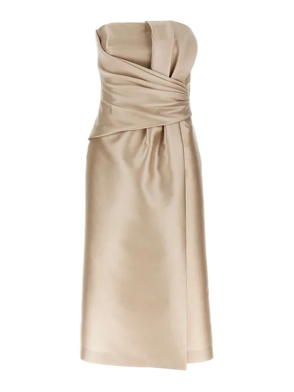 Alberta Ferretti Maxi Robe - Beige - Beige - Femme | 040816250005