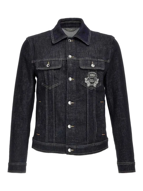 Dolce & Gabbana Veste En Jean - Bleu - Bleu | G9VZ8ZG8ME9S9001