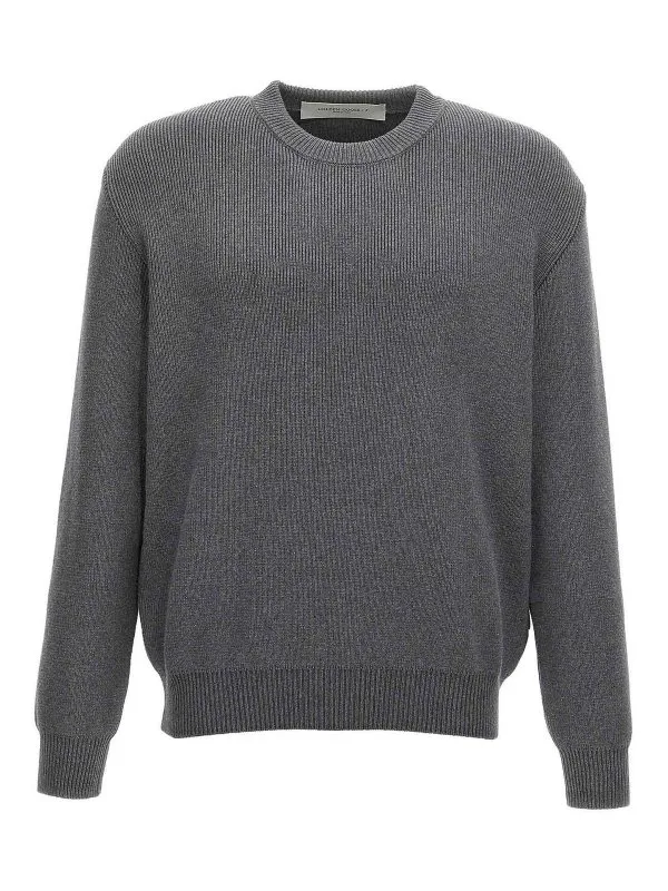 Golden Goose Pull Col Rond - Gris - Gris | GWP00951P00066260304