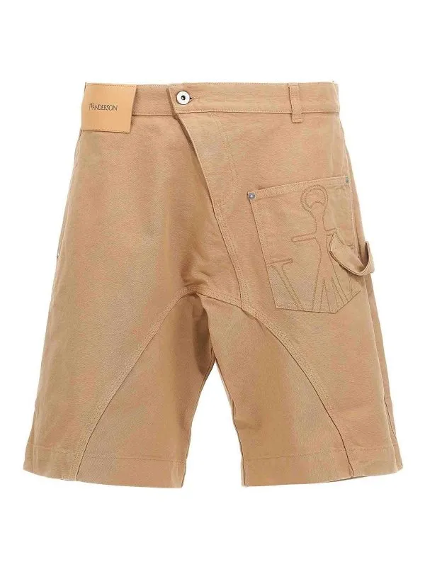 J.W. Anderson Short - Beige - Beige - Homme | SR0108PG1744130