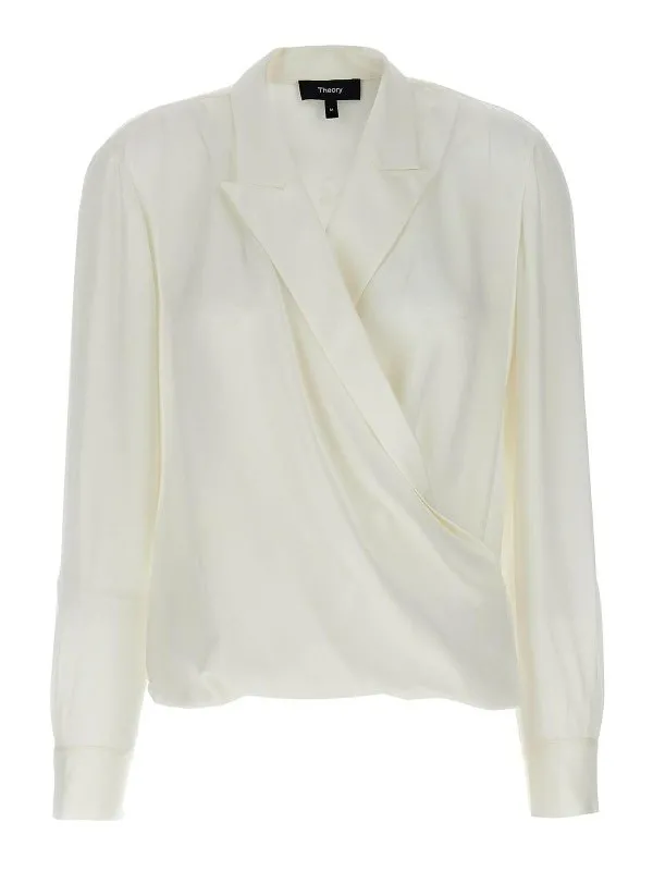 Theory Blouse - Blanc - Blanc - Femme | O1102503C05 | thebs.com