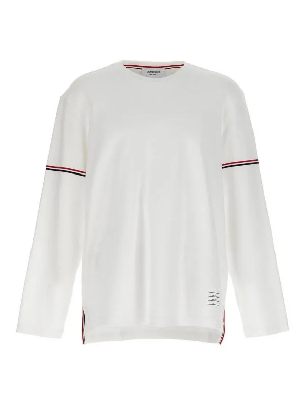 Thom Browne T-Shirt - Blanc - Blanc - Homme | MJS281AJ0199100