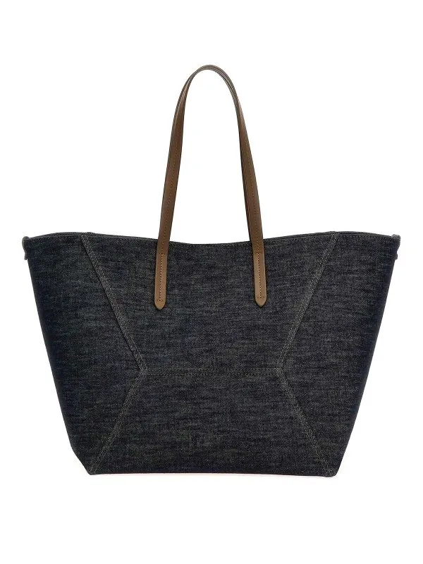 Brunello Cucinelli Sac Cabas - Bleu - Bleu - Femme | MB25D2571C001