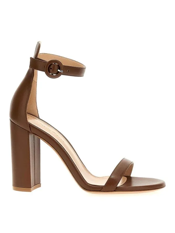 Gianvito Rossi Sandales - Marron - Marron | G6171295RICNAPCUOI