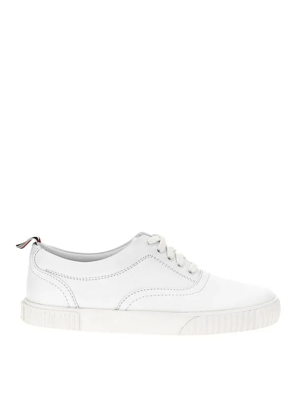 Thom Browne Baskets - Blanc - Blanc - Homme | MFE007B05584100