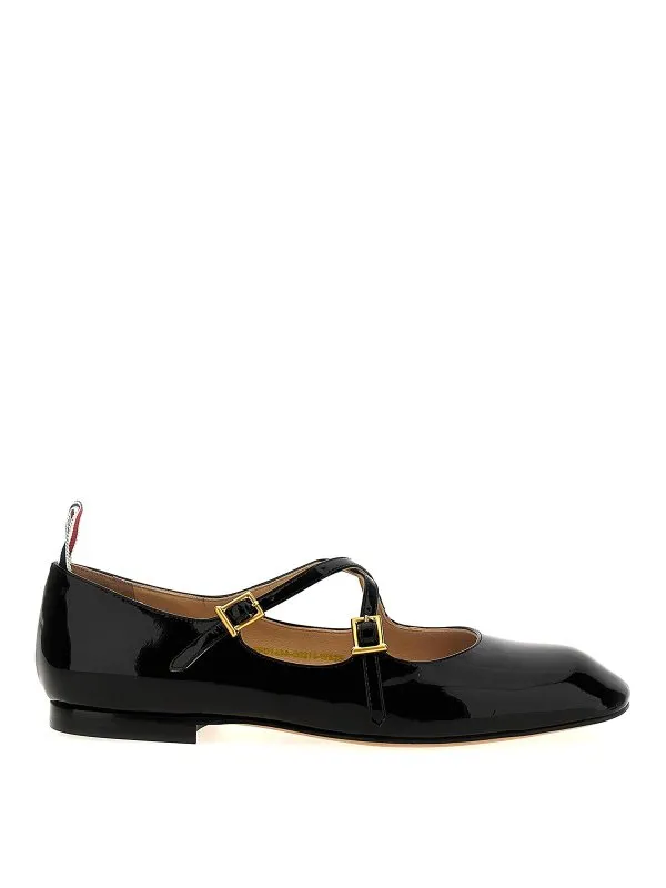 Thom Browne Ballerines - Noir - Noir - Femme | FFD143A00216001