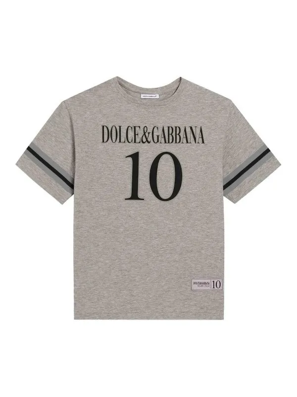 Dolce & Gabbana Jr T-Shirt - Gris - Gris | L4JTHVG7O4VS8290