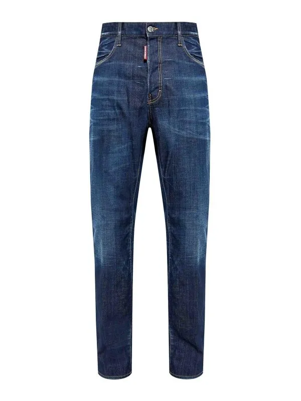 Dsquared2 Jean Droit - Bleu Foncé - Homme | S74LB1663S30342470