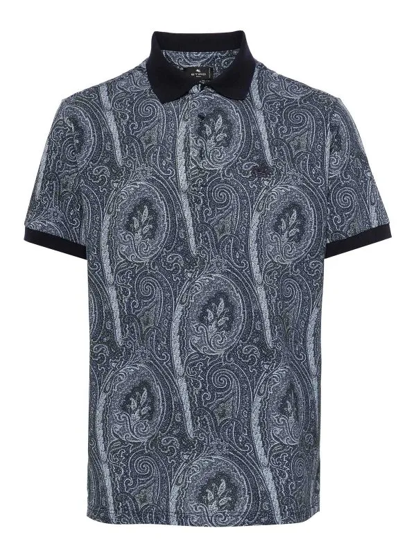 Etro Polo - Bleu - Bleu - Homme | MRMD0004AK472X0883 | thebs.com