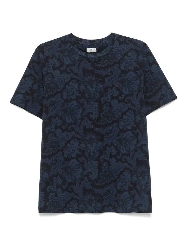 Etro T-Shirt - Bleu - Bleu - Homme | MRMA0002AK584X0883