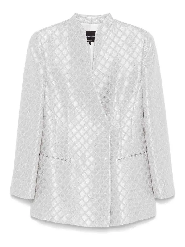 Giorgio Armani Blazer - Gris - Gris - Femme | GW000845TE13744F8078