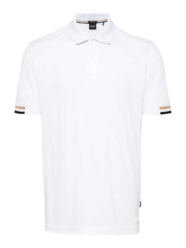 Hugo Boss Polo - Blanc - Blanc - Homme | 50467113100 | thebs.com
