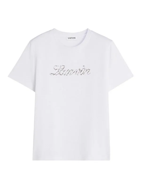 Lanvin T-Shirt - Beige - Beige - Femme | RWTS9030J176P2501
