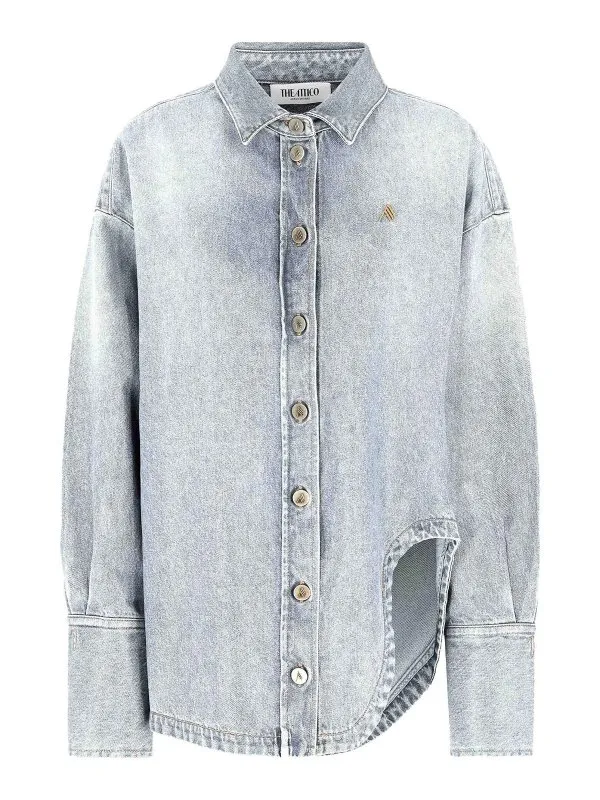 The Attico Bomber - Bleu - Bleu - Femme | 250WCB00068DDD085SS024