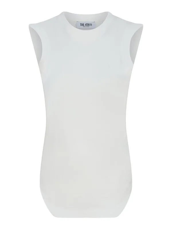 The Attico Top - Blanc - Blanc - Femme | 250WCN00003JJJ025AA001