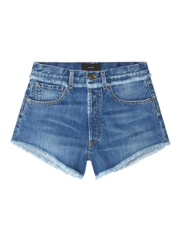 Alanui Short - Foncé Délavé - Femme | LWYC009R25DEN0024700