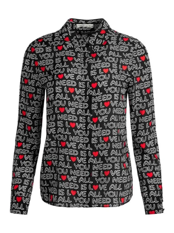 Alice+Olivia Top - Noir - Noir - Femme | CV411P04038C907