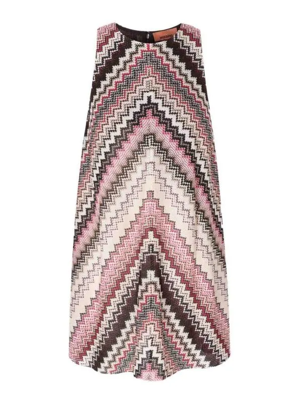 Missoni Robe Courte - Rouge - Rouge - Femme | DS25SG1LBR00ZVSM9KQ