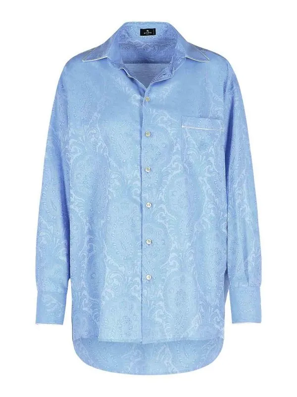 Etro Chemise - Bleu Clair - Bleu Clair | WRIA002899TJ562B1581