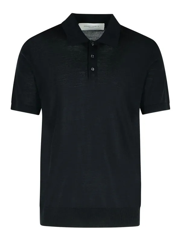 Golden Goose Polo - Noir - Noir - Homme | GMP01412P00104190100