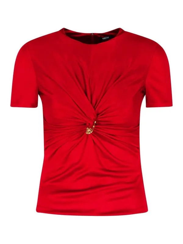 Versace T-Shirt - Rouge - Rouge - Femme | 10180811A124971RB30