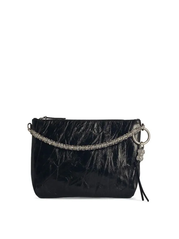 Jimmy Choo Sac Bandoulière - Noir - Noir | CALLIEAXVBLACKSILVER