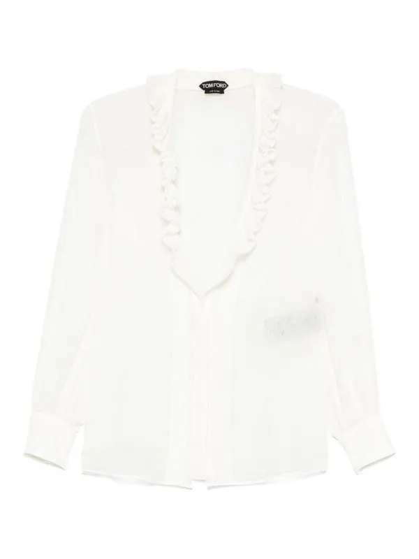 Tom Ford Veste Casual - Blanc - Blanc - Femme | CA3281FAX852AW020