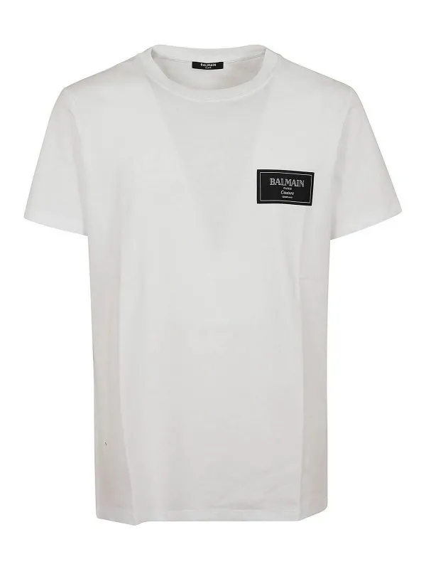 Balmain T-Shirt - Blanc - Blanc - Homme | EH1EF000BC910FA