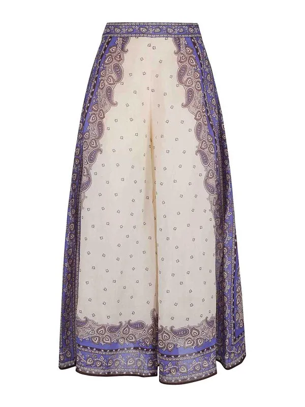 Zimmermann Pantalons Décontractés - Violet | 1760PRS254PPSLY