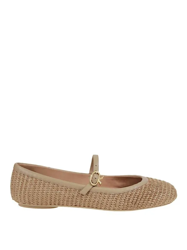 Gianvito Rossi Ballerines - Beige - Beige | G2222305GOMMBNNASD