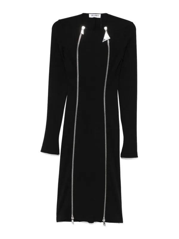 The Attico Maxi Robe - Noir - Noir - Femme | 250WCW00210PLL002AA100