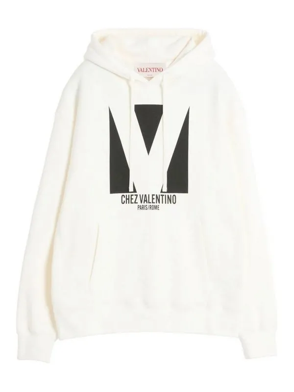 Valentino Sweat-Shirts - Crème - Crème - Homme | 6V3MF28NAQAA03