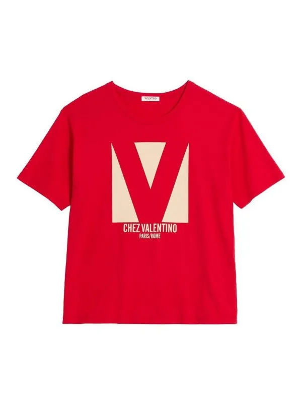 Valentino T-Shirt - Rouge - Rouge - Homme | 6V3MG16PAQ9157
