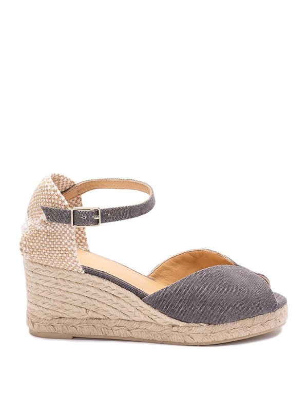 Castaner Espadrilles - Noir - Gris - Femme | 22234111