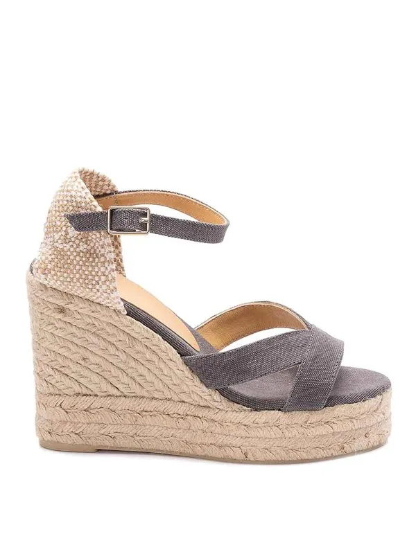 Castaner Espadrilles - Noir - Gris - Femme | 25536111