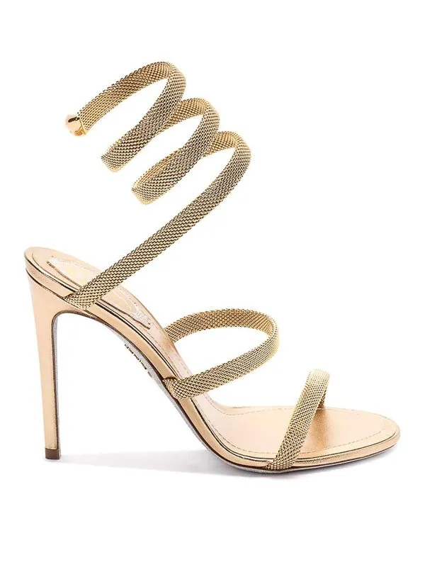 Rene Caovilla Sandales - Marron - Métallique | C12383105NA01L013