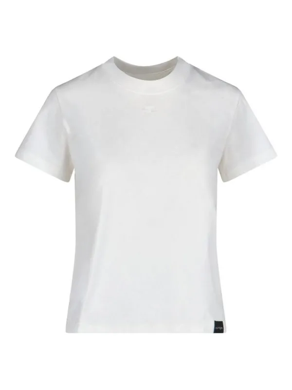 Courreges T-Shirt - Blanc - Blanc - Femme | VESJTS006JS01070001