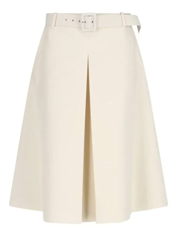 Marni Jupe Midi - Blanc - Blanc - Femme | GOMA0697CSTCX2800W06