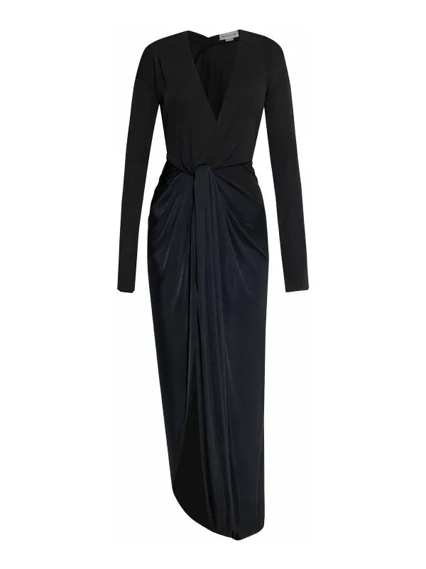 Victoria Beckham Maxi Robe - Noir - Noir - Femme | 1125WDR006032C1